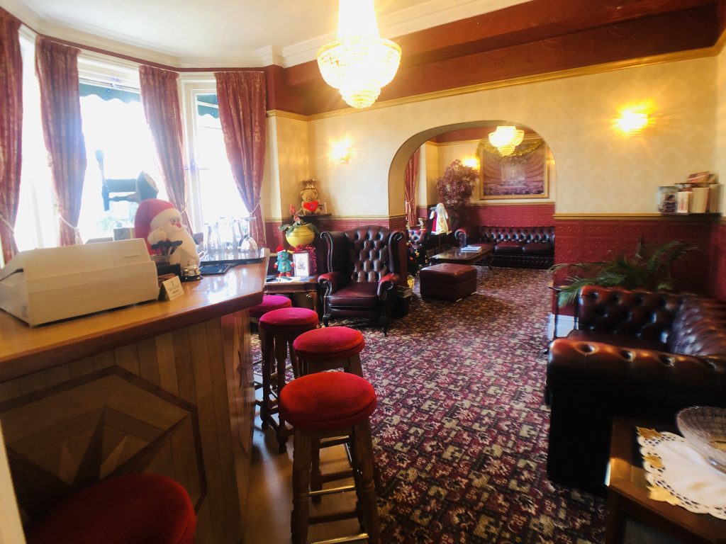 The fully licensed hotel bar