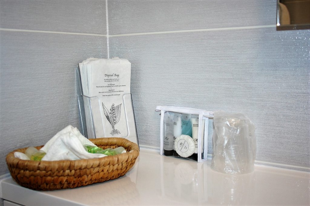 Complimentary toiletries