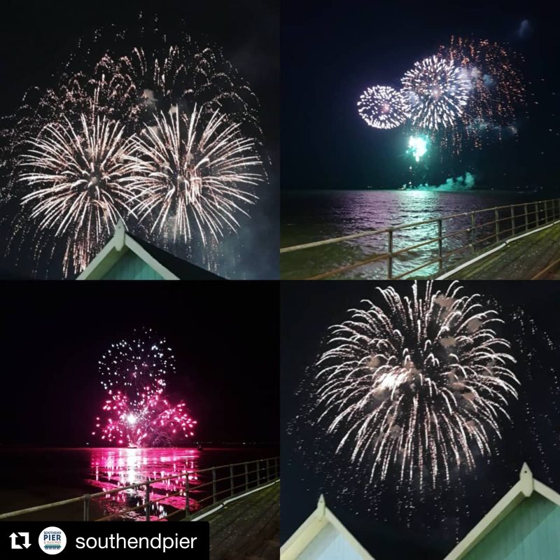 Fireworks over Southend seafront