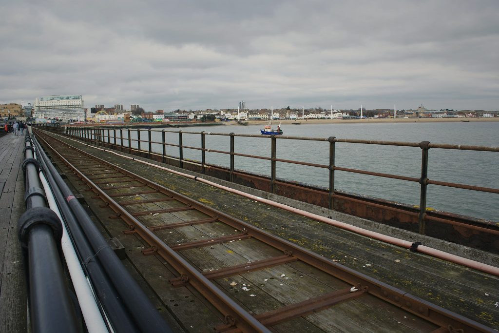 The Southend Pier railway