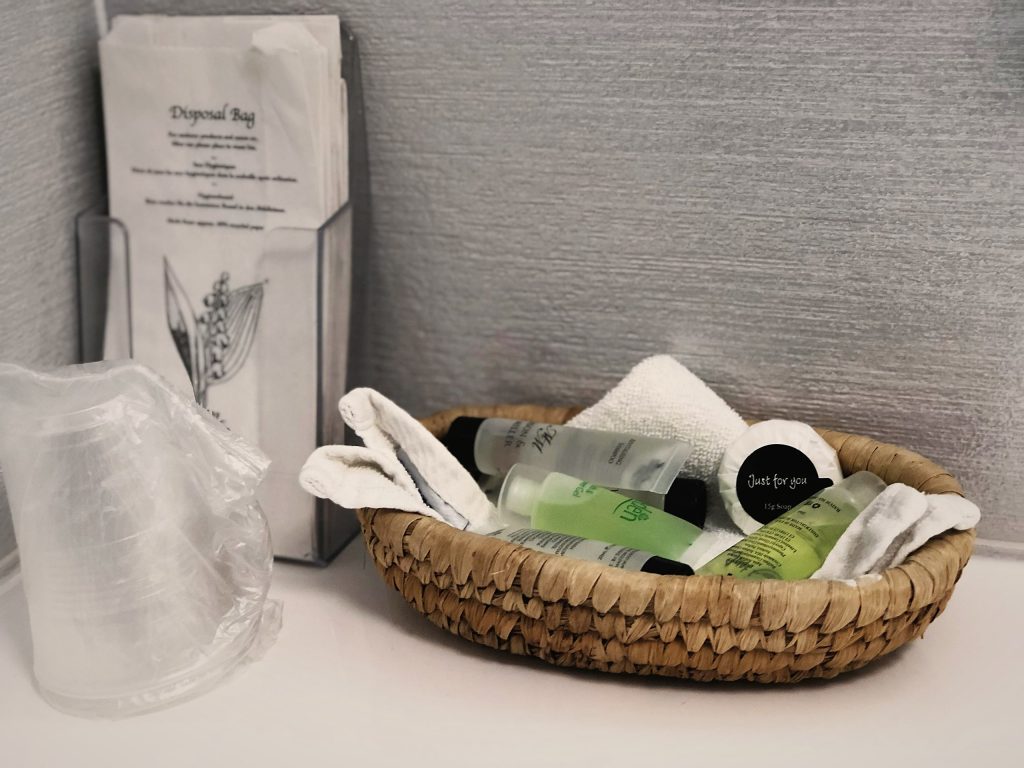 Complimentary toiletries