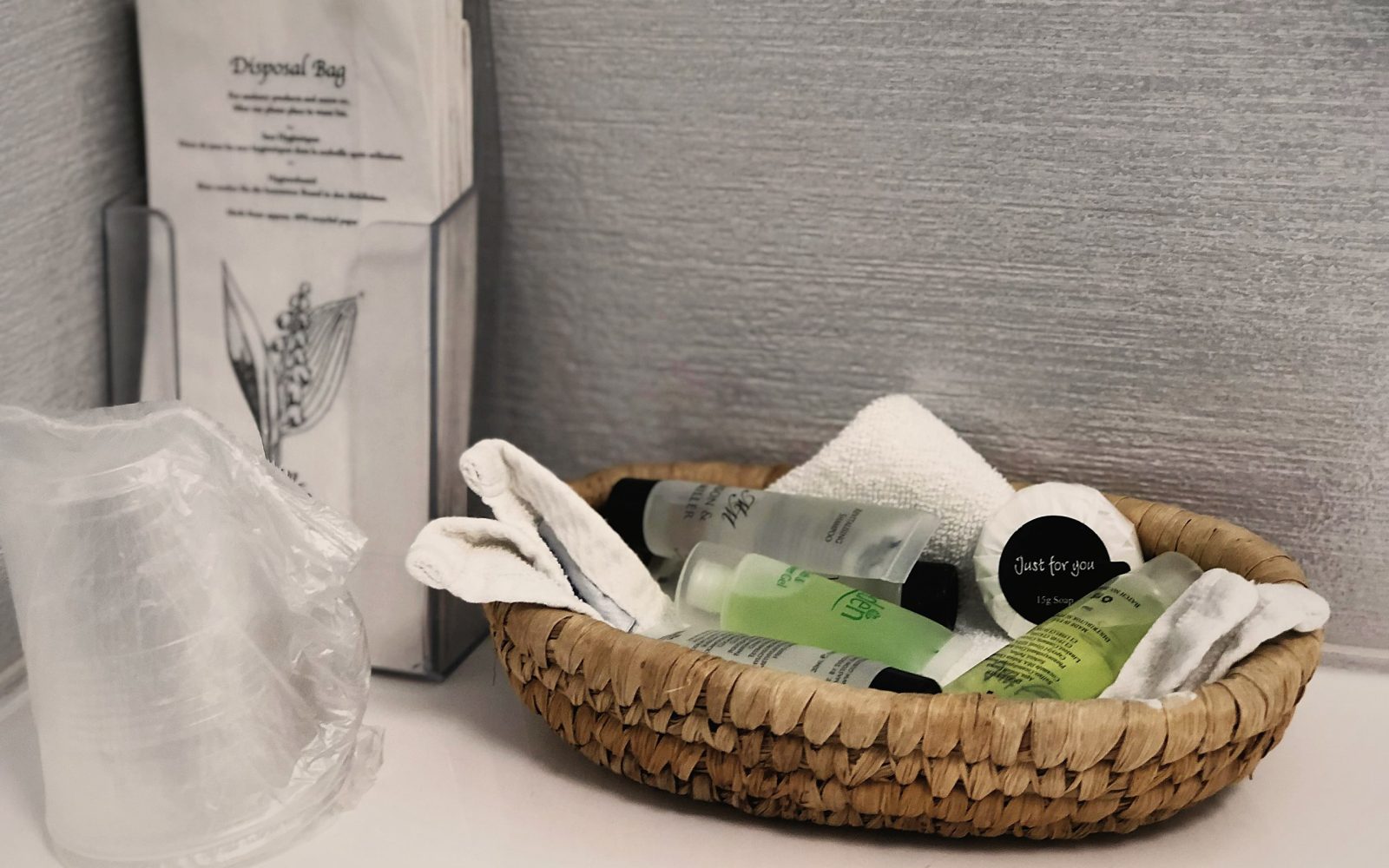 Complimentary toiletries